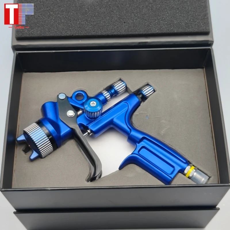 

NEW HVLP 5200 spray gun 1.3mm car spayer painting tool with adapter pot spray air paint gun good atomization 260L/MIn