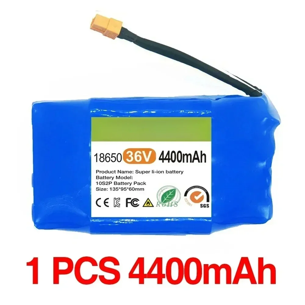 36V 12.0Ah 10s2p Batterijpakketten Oplaadbare Lithium Ion Batterij voor Elektrische Zelfbalancerende Scooter HoverBoard Eenwieler