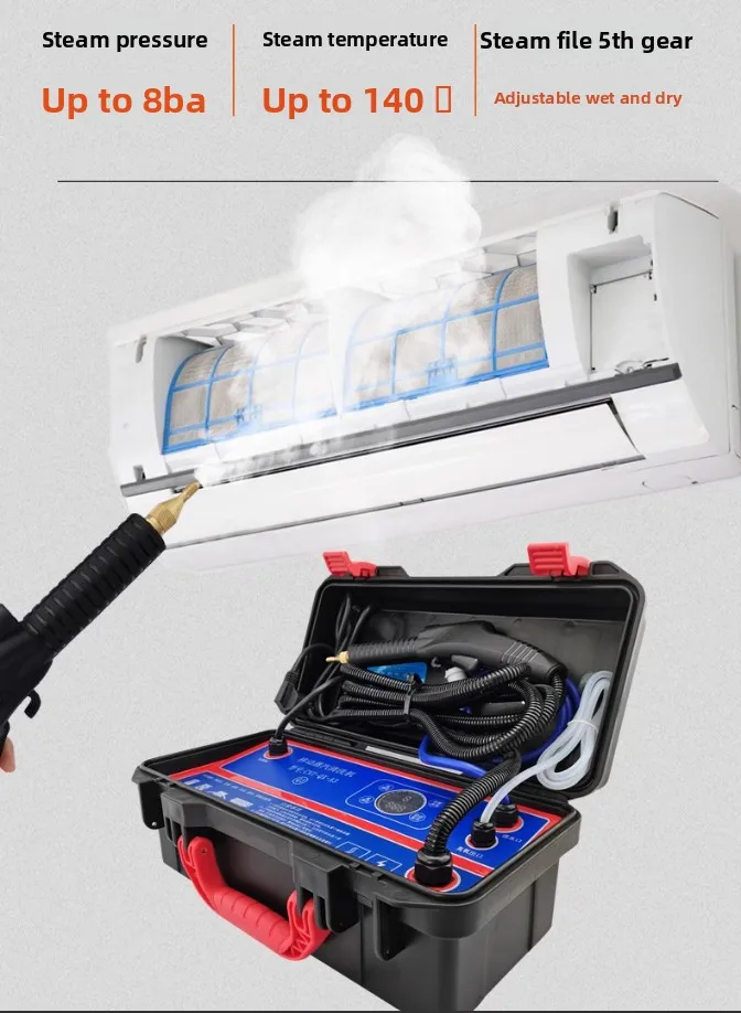 110 V/220 V 3500 W/1700 W Pulitore A Vapore Ad Alta Temperatura E Ad Alta Pressione Aria Condizionata Cucina Lampblack macchina Commerciale