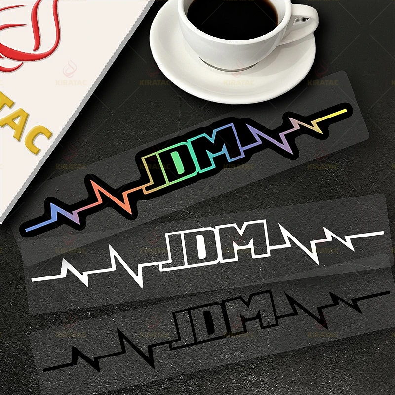 1 قطعة ECG JDM دراجة نارية ملصقات مقاومة للماء لخوذات الدراجات النارية الزجاج الأمامي Fairings خزانات الوقود جسم السيارة الدراجات البخارية شارات الفينيل #3