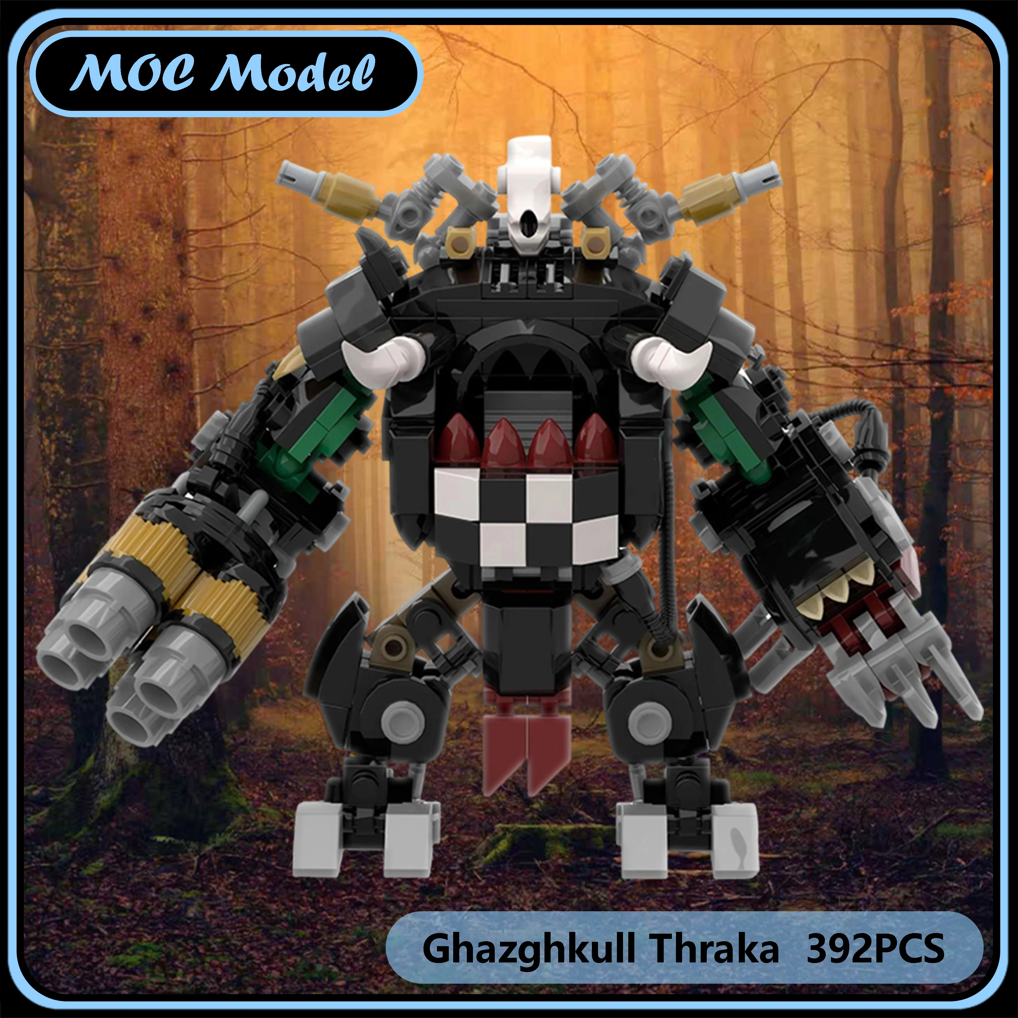 

Модель MOC Sci-Fi Warlord, экшн-фигурка, сборка своими руками, строительные блоки, персонаж, вдохновленный классической игровой историй, подарки для детей