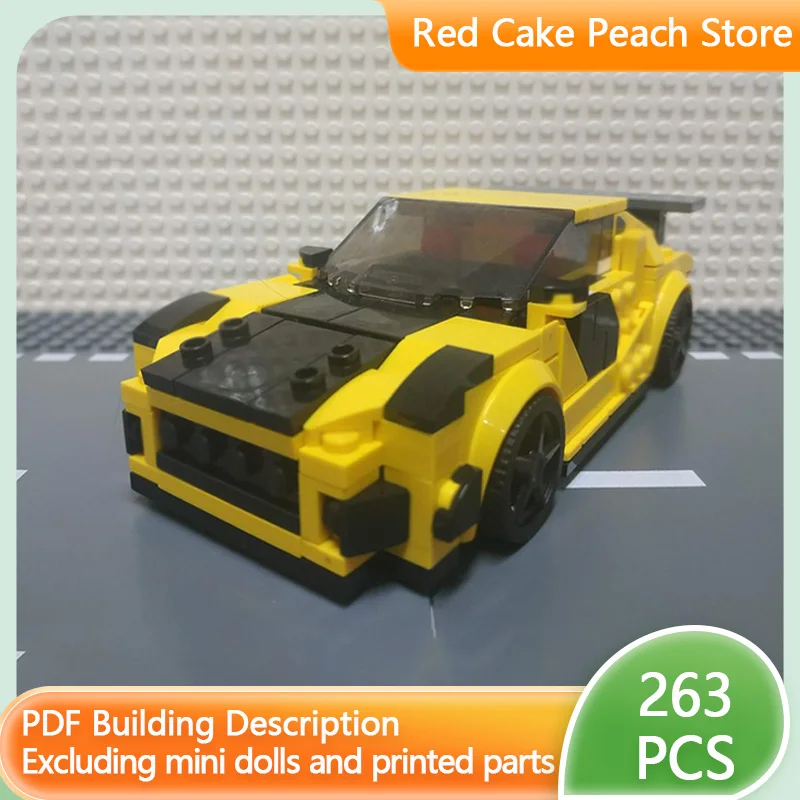 

Speed Racing Car Model MOC Building Bricks High-Performance Race Car Modular Technology Children Holiday Gifts Assemble Toy Suit