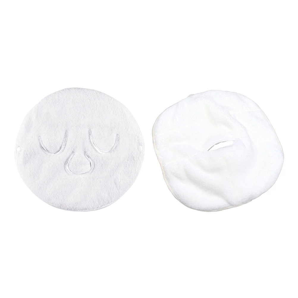 

1 set Facial Steamer Towel Hot Cold Mask Coral Fleece Soft Moisturizing Spa Reusable Face Towels For Skin Care Treatment