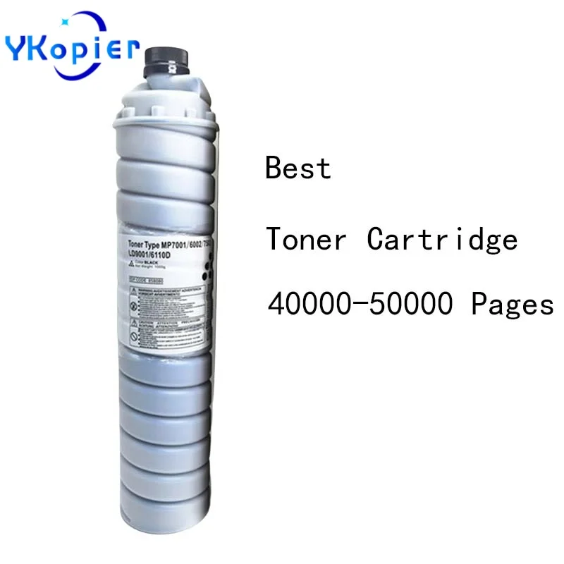 خرطوشة حبر 45000 صفحة 1000 جرام لخرطوشة الحبر Ricoh MP 7503 7502 8000 8001 7001 6210D