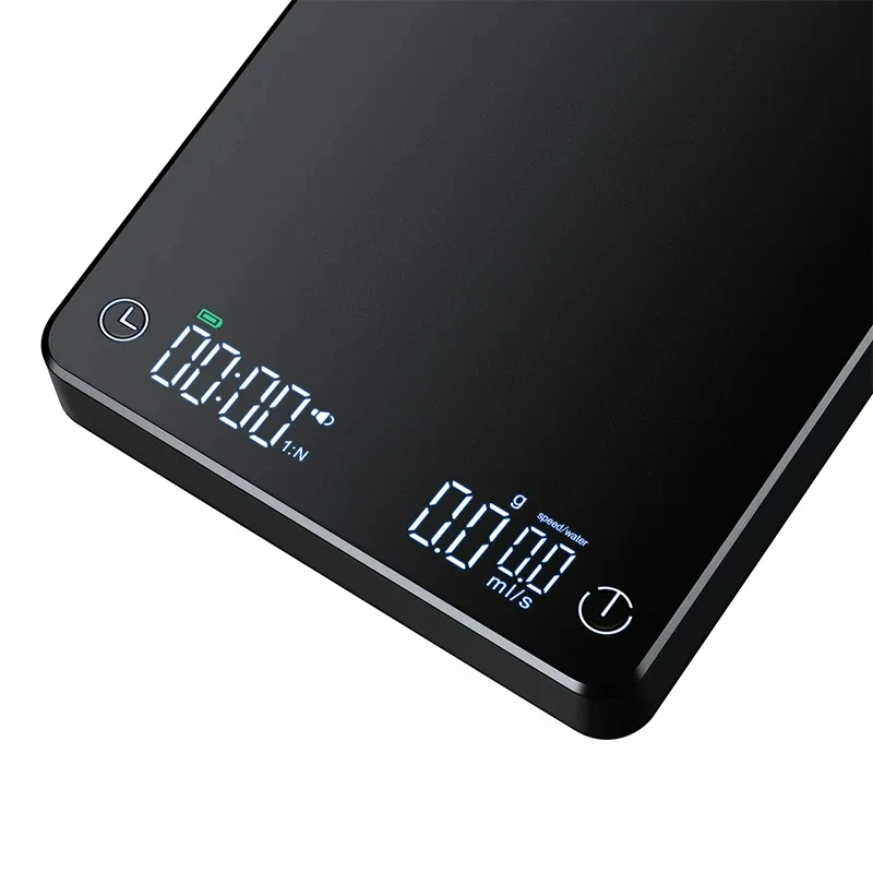 LED Wireless Display Coffee Scale Kitchen Scales 3kg/0.1g 5kg/0.1g Espresso USB Charging Coffee Scale Gram Weight Timing Scale