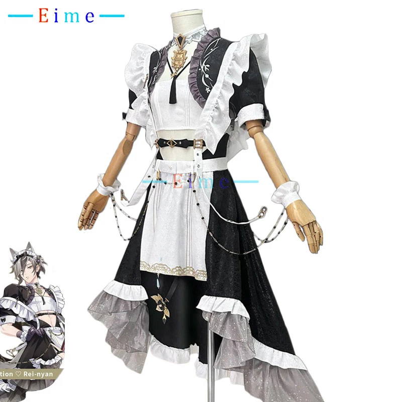 

Game Nu Carnival Ren Cosplay Costumes Fancy Party Dress Maid Suit Halloween Carnival Uniforms Anime Clothing Custom Made