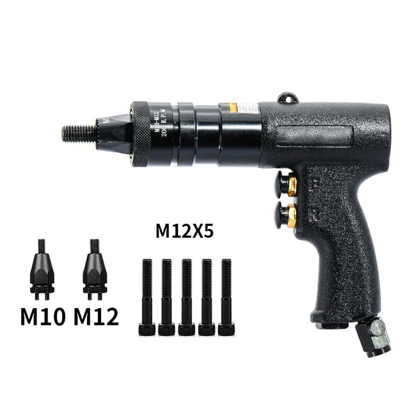 High Performance Pneumatic air rivet nut gun M3-M12 Pneumatic Hydraulic Riveter Nut Tool