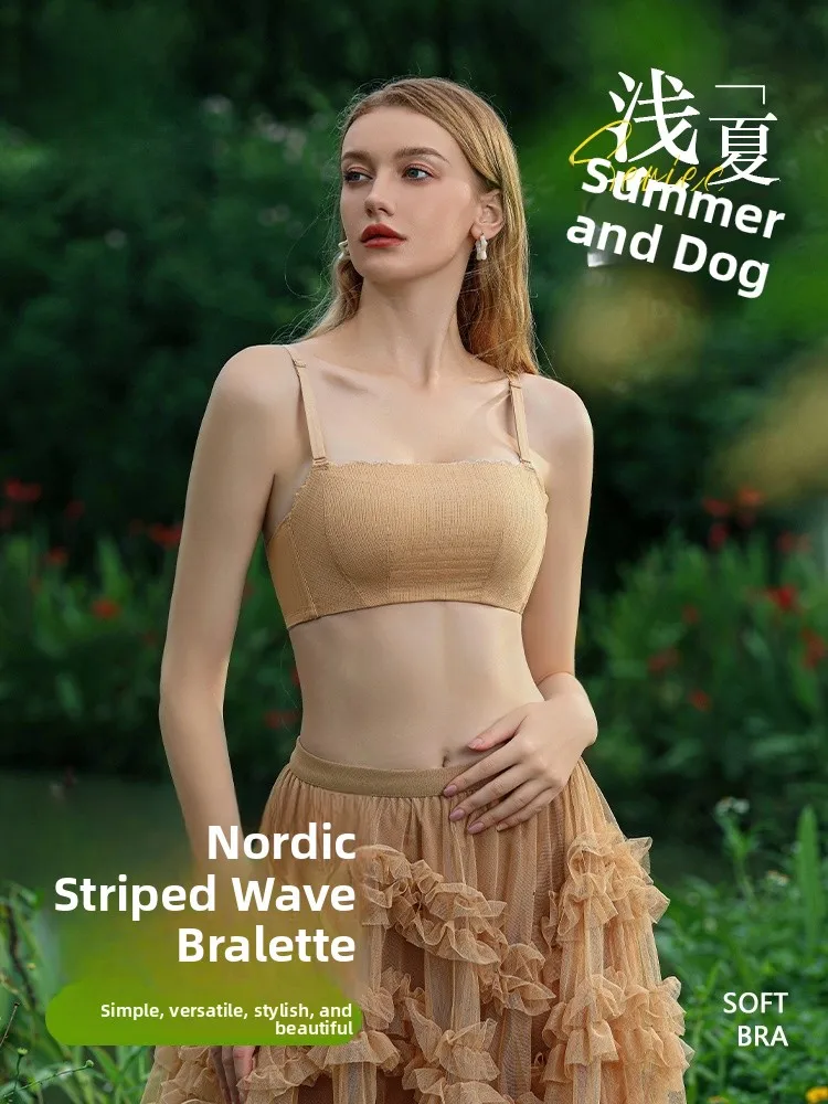 bandeau-tube-style-nordique-a-rayures-ondulees-bralette-froncee-pour-petites-poitrines-sous-vetement-d'ete-style-simple-sans-armatures-bretelles-amovibles