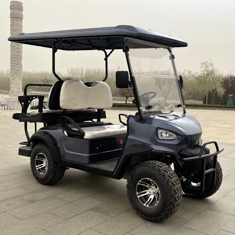 China Manufacturer Four Wheel Sightseeing Scooter Golf Cart Electric Club Hotel Travel Multifunctional Sightseeing Vehicle