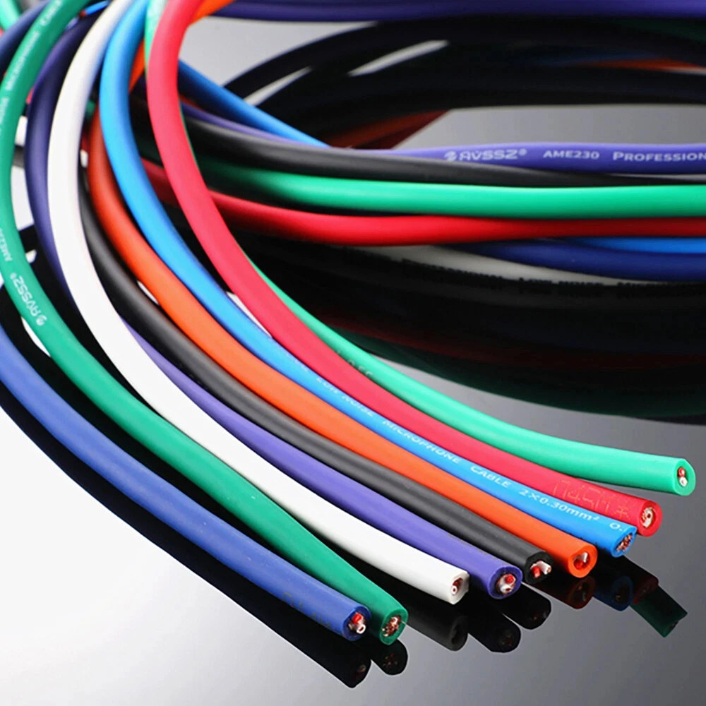 

2 Core Color Cable Audio Signal Cable & DIY Microphone Equipment Wire Connection