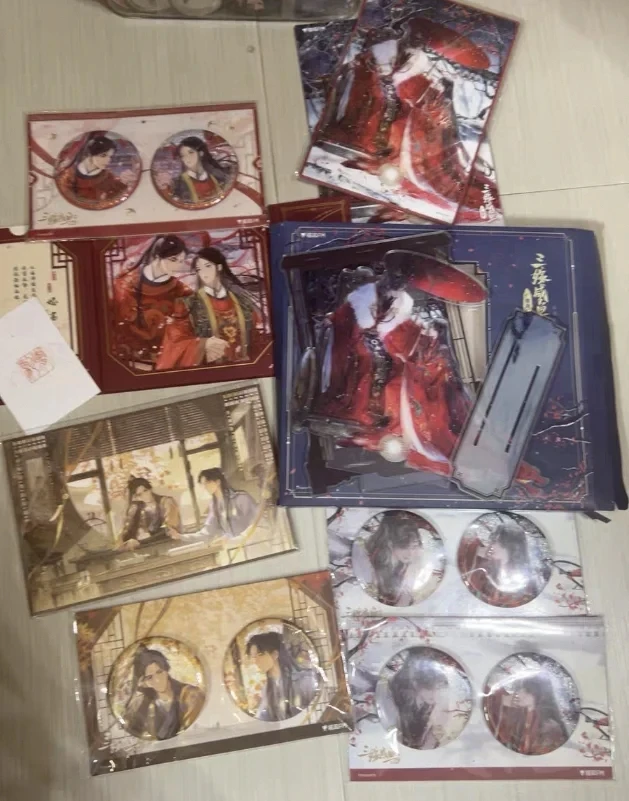 san-jia-xian-yu-distintivo-stand-acrilico-originale-ufficiale