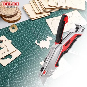Utility Tailor Delixi-Electric Storage, Heavy Duty, all steel, blade, paper cut, cable crop, fabric, rubber blade Main Main Sales Electric Knife - №5