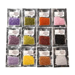 Cubic Cubic Cut Round Cubic Advisor Conia Gems Charbon pour bijoux, DIY Executive, 0.8-3.0mm, 12 Couleurs, Uto AAA CZ, 1000Pcs Bag