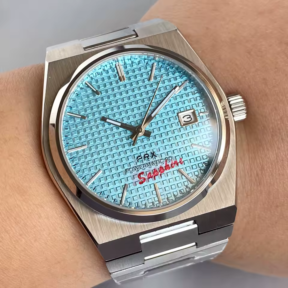 Tandorio New 40mm Classics ice Blue Texture PRX Sapphire Stainless Steel 10ATM Luxury Dress NH35A Automatic Watches For Men - AliExpress 