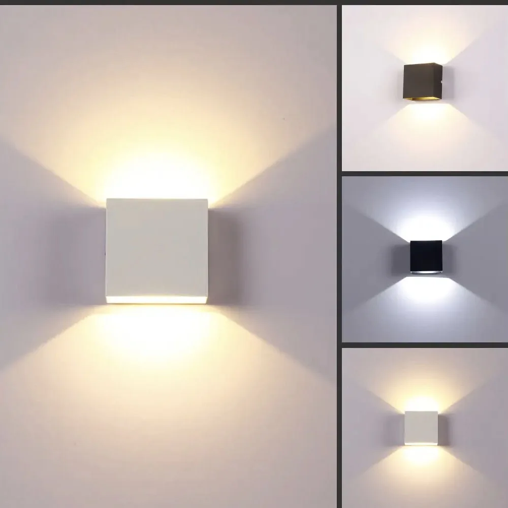 

Modern Indoor 6W LED Wall Lights Aluminium Right-angle Black Living Room Hallway Stair Home Decor Wall Luxury Light Indoor