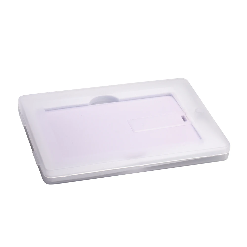 High-Speed Plastic Bank Card Type USB 2.0 Flash Drive 64GB 32GB Memory Stick U Disk Credit Card Shaped Gift with True Capacity