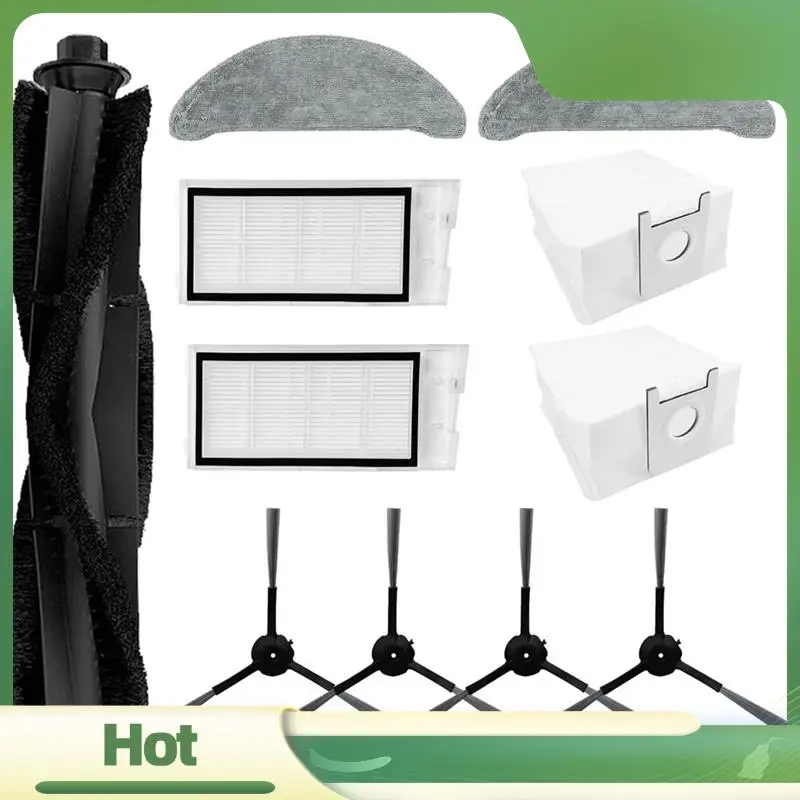 N95R استبدال الملحقات مجموعة ل Roidmi EVE زائد روبوت فراغ الجانب الرئيسي فرشاة مرشحات Hepa ممسحة منصات أكياس الغبار أجزاء