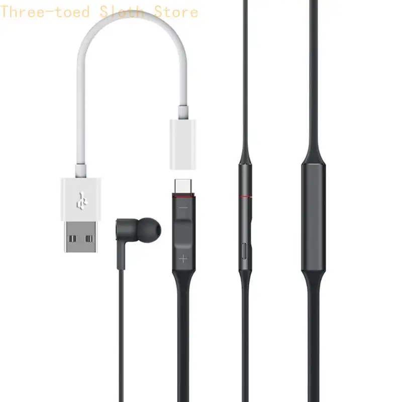 USB-auf-Typ-C-Adapter-Ladekabel für FreeLace-Kopfhörer-Headset E74A – Detail 3
