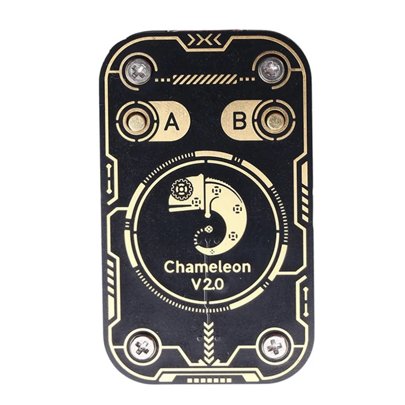 A92Z Chameleon V2.0 RFID Leitor de chip inteligente Reinicialização de cartão Emulador 125K 13.56M IC ID Decode NFC Duplicador + 2CUID Chaveiro