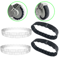 2pcs Tire Skin Robot Vacuum Cleaner Anti-wear Anti-slip For-Xiaomi For 1S 2S T4/S50 S55 S51 S6 S4 S5 Max/500 600 700 800 900Seri