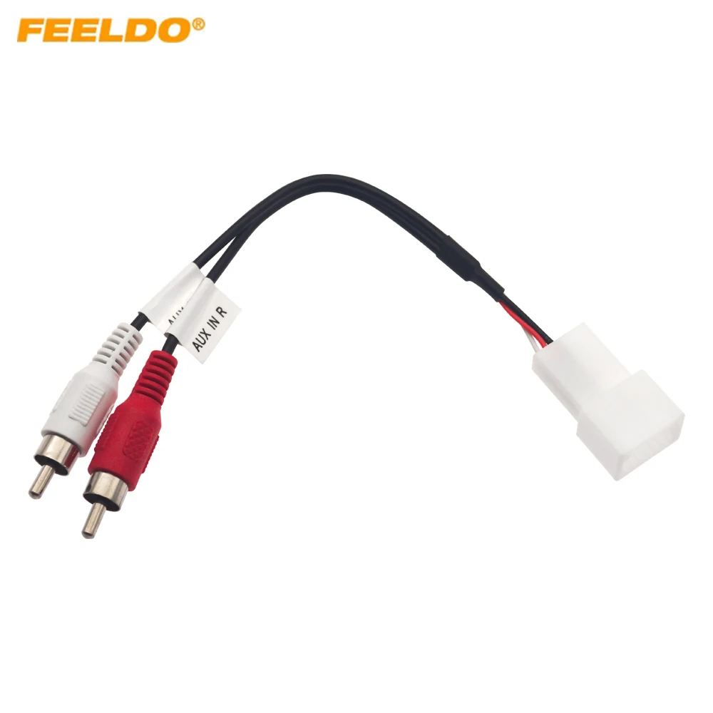 Car 12-pin AUX Video Adapter Wiring Cable For Nissan Original Factory Auto AUX Video Input Wire