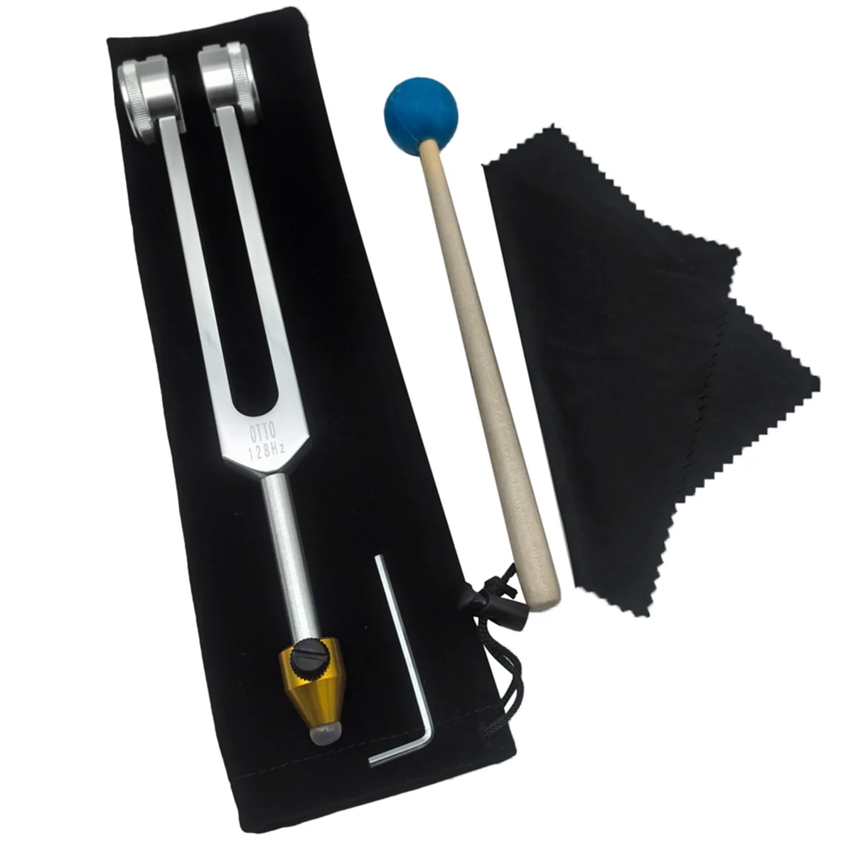 

Tuning Fork Set,OTTO128HZ with Base Screws for Healing Chakra,Sound Therapy, Keep Body, Mind, Spirit in Perfect Harmony