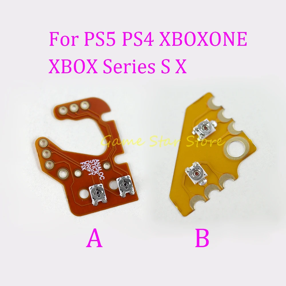 Tablero de reparación de Joystick para PS5, PS4, XBOXONE/S, XBOX Series S X, controlador analógico, Thumb Stick, Drift Fix Mod, 2 piezas