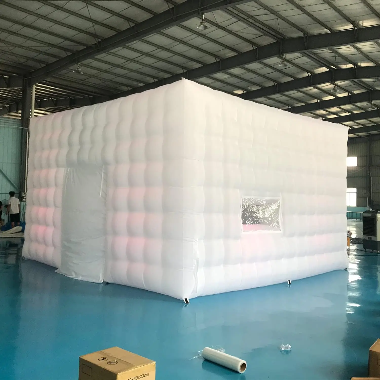 Inflatable LED Tent Inflatable Air Cube Tent Fancy LED Inflatable Tent House With Lights for Event Exhibition Party Business