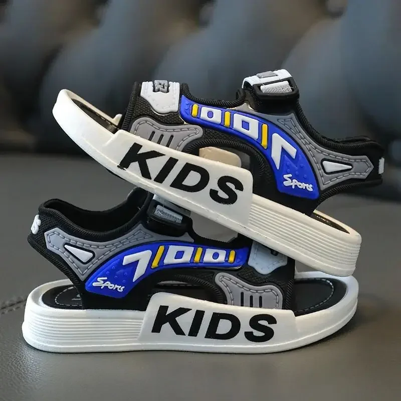 

Summer Children Sandal PVC Non Slip Kid Student Outdoor Beach Sandal Boy Cute Cartoon Shoe for Non-slip Infant Baby Sports Shoes