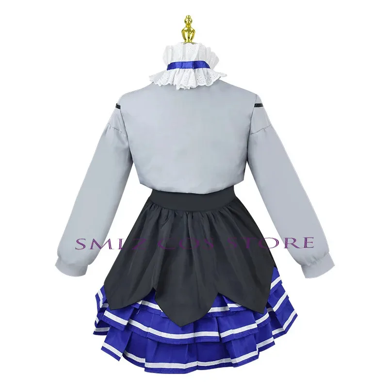 Doki Bird Cosplay Anime Vtuber Dokibird Costume Dress Uniform Coat Hat Wig Set Party Role Play Selen Tatsuki Outfit for Woman