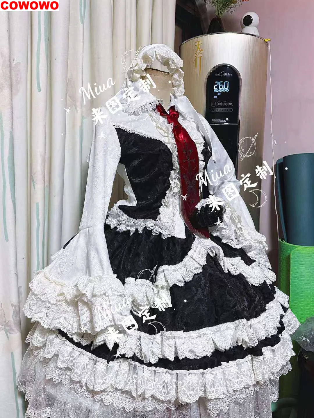 Danganronpa Celestia Ludenberck Lolita Dress Cosplay Costume Cos Game Anime Party Uniform Hallowen Play Role Clothes Clothing