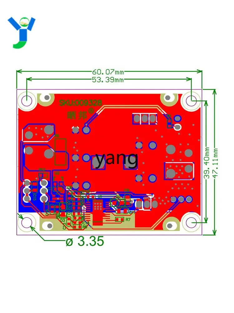 CX high-power step-down power supply module synchronous rectifier constant voltage power supply charging 20A LED driver image 3