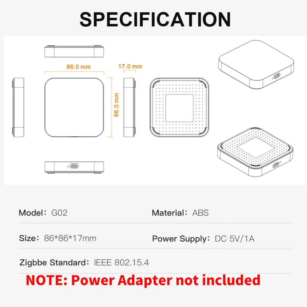 Immagine 7: Gateway Cablato Tuya Zigbee 3.0, Hub Zigbee