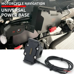 Phone Navigation Bracket Power Supply Wireless Charing 12mm/16mm/22mm Roll Bar Base Dedicated R1200GS R1250GS Connector