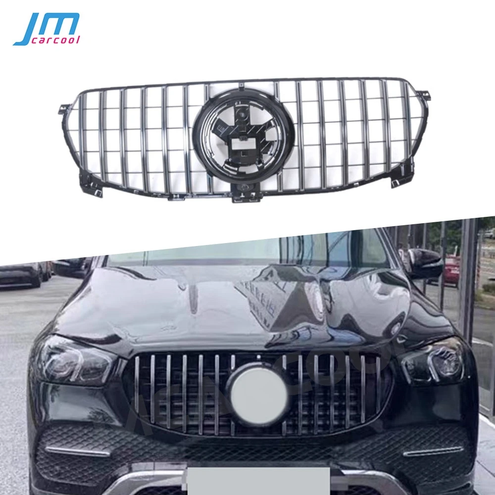 

ABS Material Front Grill for Mercedes Benz GLE Class W167 GLE300 350 SUV 4MATIC SUV 2020 + Auto Car Decoration