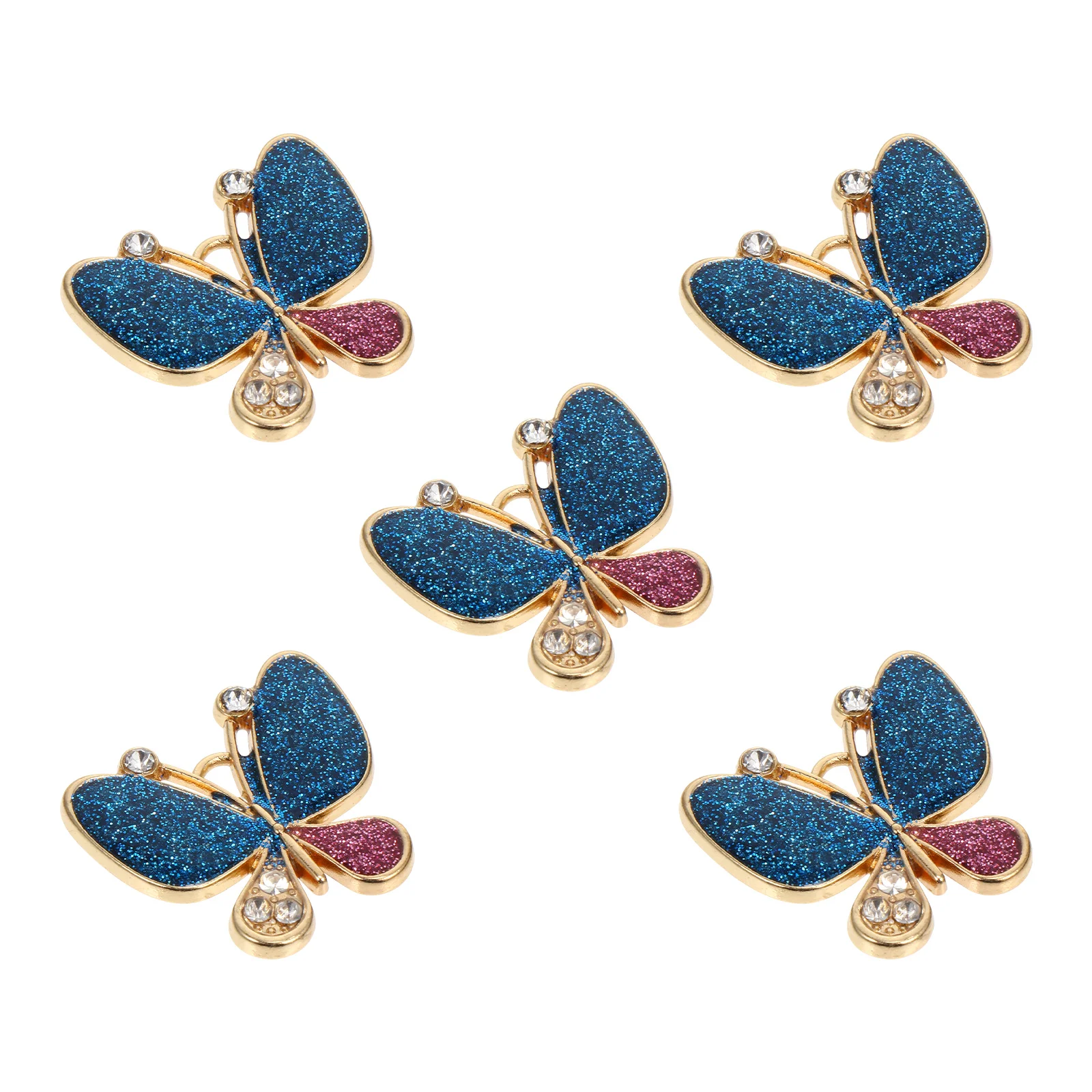 

5Pcs Alloy Butterflies Charms Pendant DIY Jewelry Making Accessories Unique Gift for Friends Alloy Butterflies Charms