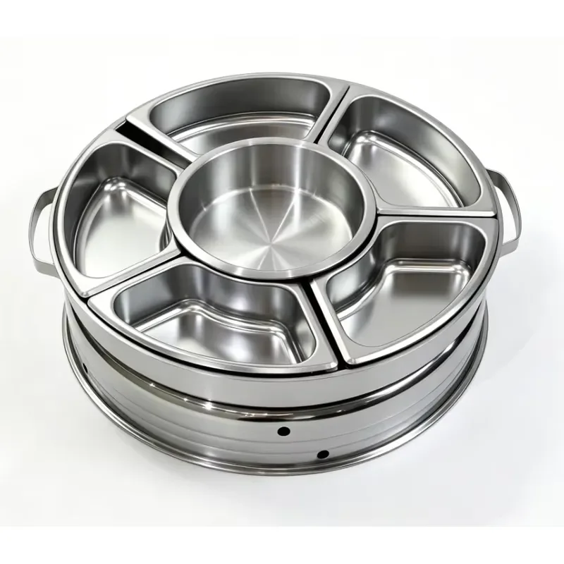 Portable Rotary Alcohol Stove Stainless Steel Ceramic Insulation Pot for Hotel Restaurant Tableware Malaysia Cooking Heater