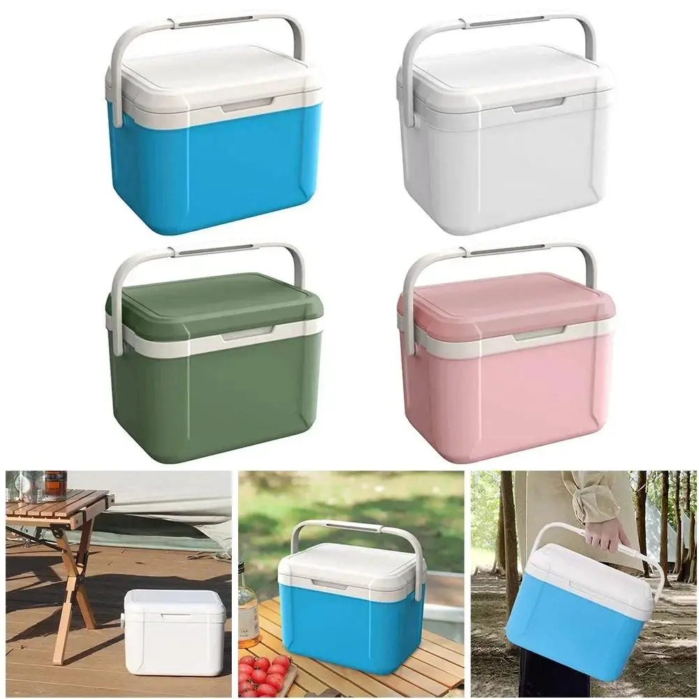 

Mini Fridge Portable Ice Bucket Food Storage Box Large Capacity Fresh-Keeping Incubator Camping BBQ Fishing Equipment