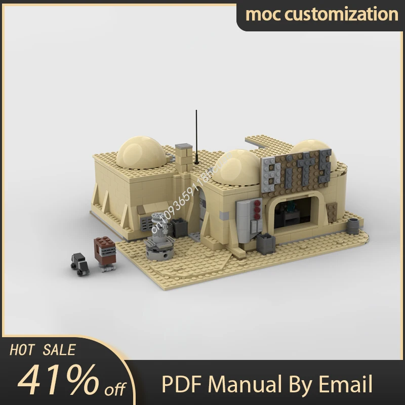

510PCS MOC Star Battle Tatooine Bits and Scrap Modular Model Building Blocks Stacking Bricks Creative Educational Toys Kid Gift