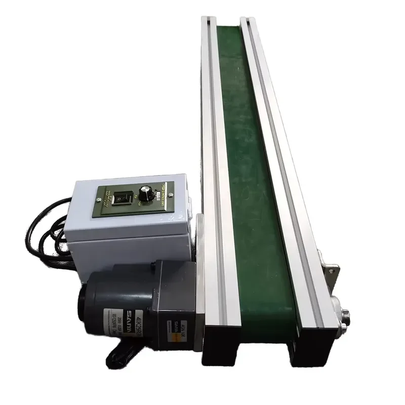 Plastic Desk Tabletop Conveyor CE 1m Small Green PVC Belt Conveyor Aluminium PVC Belt Conveyor Price Mini for Warehouse Food