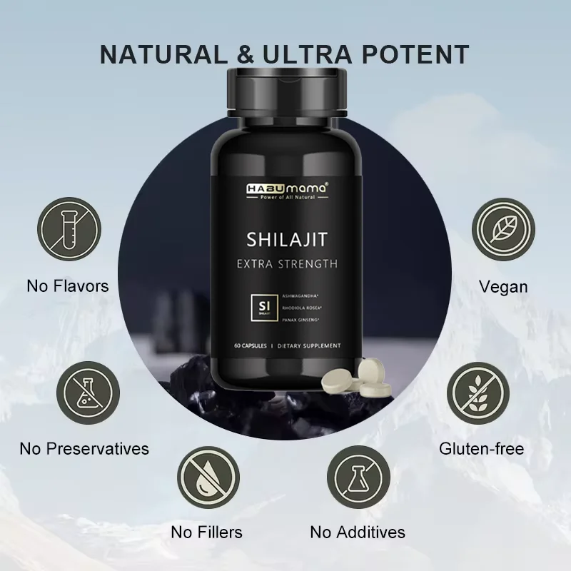 Shilajit Pure Organic Resin 100% Himalaya Original Skin Beauty&Health Hormone Balance 85+ Trace Minerals Fulvic Acid Male