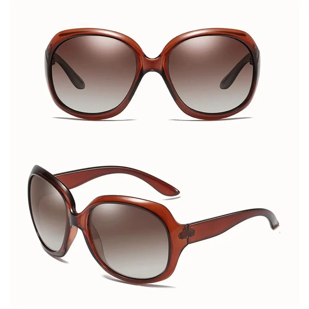 Nuevas gafas de sol para mujer, gafas de sol cuadradas UV 400 de gran tamaño, gafas de sol con montura elíptica para conductor, gafas de sol para mujeres y hombres