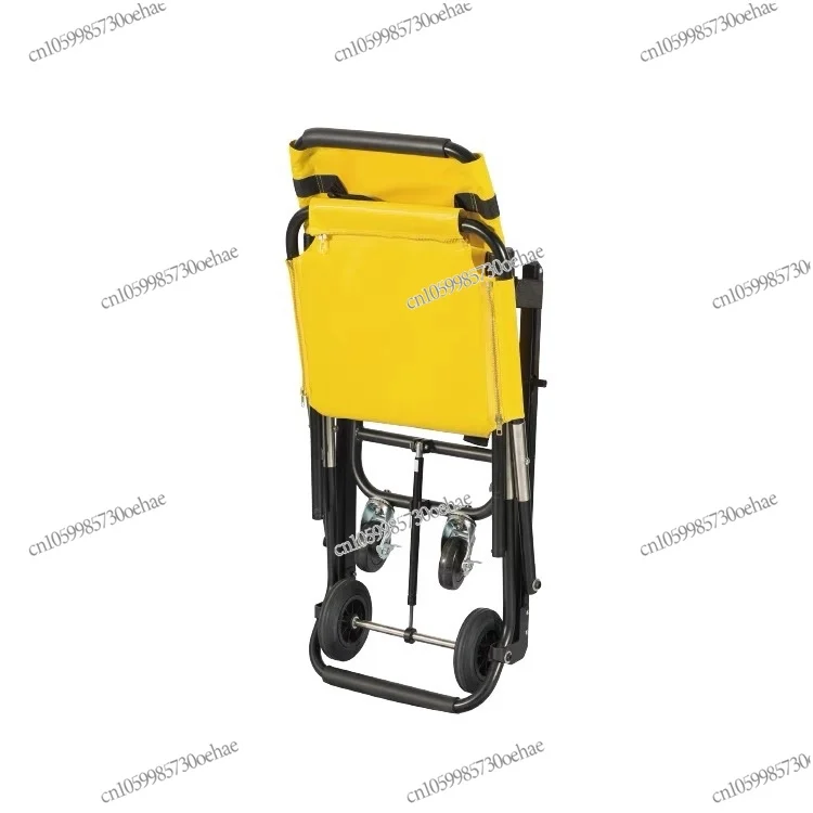 

Crawler Stair Stretcher, Only Downstairs First Aid Transfer Stretcher Evacuation Transfer Chair Aluminum Alloy Folding Stretcher