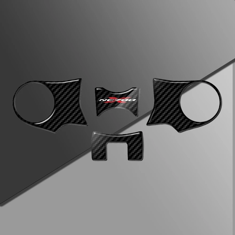

For Honda NC700 NC700X 2012-2015 Motorcycle 3D Carbon Fiber Texture Three Yoke Defender Stickers