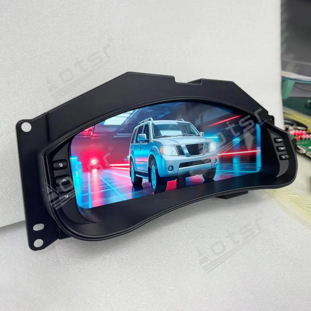 For Nissan Pathfinder 2005 2006 2007 2008 2009 2010 Virtual Cockpit Speed Meter LCD Cluster Instrument Panel Player Dashboard