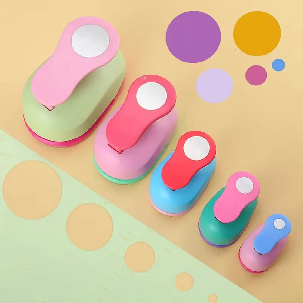 8/16/25/38/50mm Random Color Round Hole Punch DIY Embossing Hole Punch Scrapbooking Machine Paper Cutting Hole Punch