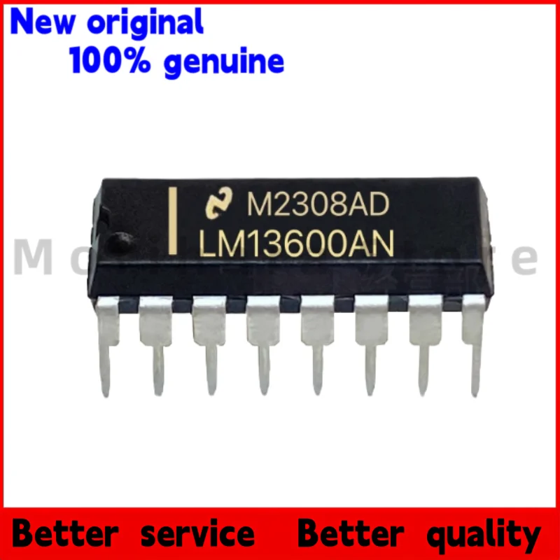 5 قطعة/100% جديد LM13600AN LM13600 DIP16 غلاف بلاستيكي أسود