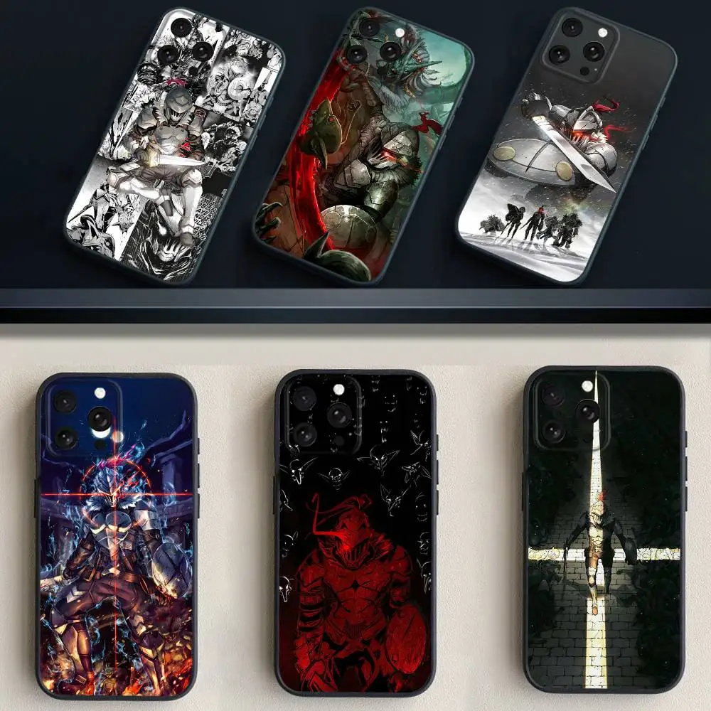 

G-GoblinS Slayer Phone Case For iPhone 17,16,15,14,13,12,11 Plus,Pro Max,XS,X,XR,SE,Mini,8,7,Soft Silicone Black Cover