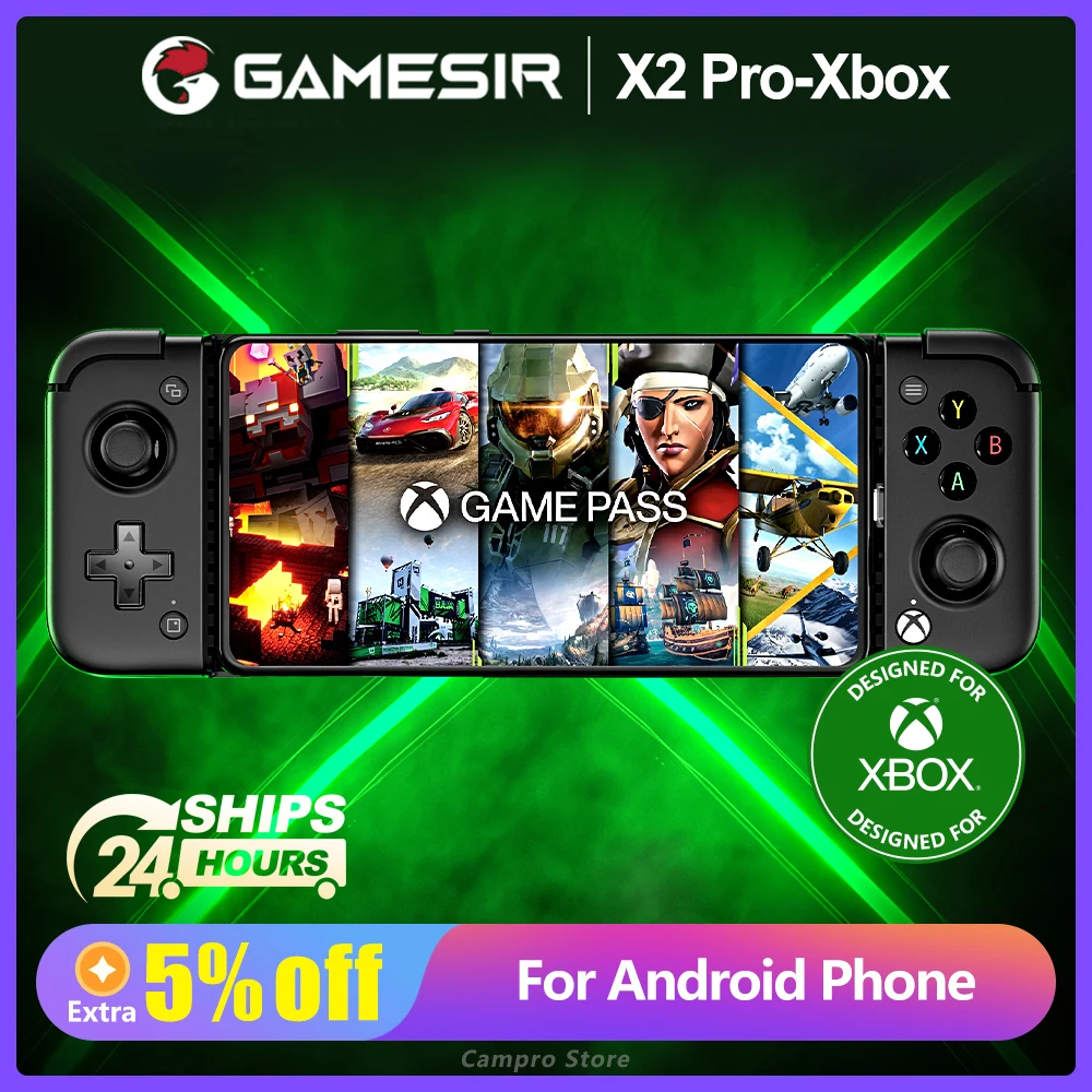 Gamesir x2 pro Xbox gamepad android, controle para celular Android,bluetooth, tipo c, controlador de jogo móvel, para xbox, android