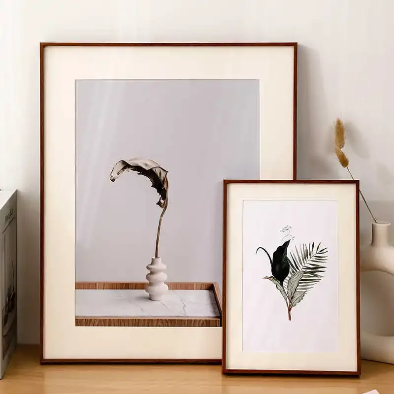 Aluminum A3/A4 4K/8K Photo Frame for Wall Hanging Wedding Picture Frame for Posters Art Displays Stylish Home Desktop Decor Gift